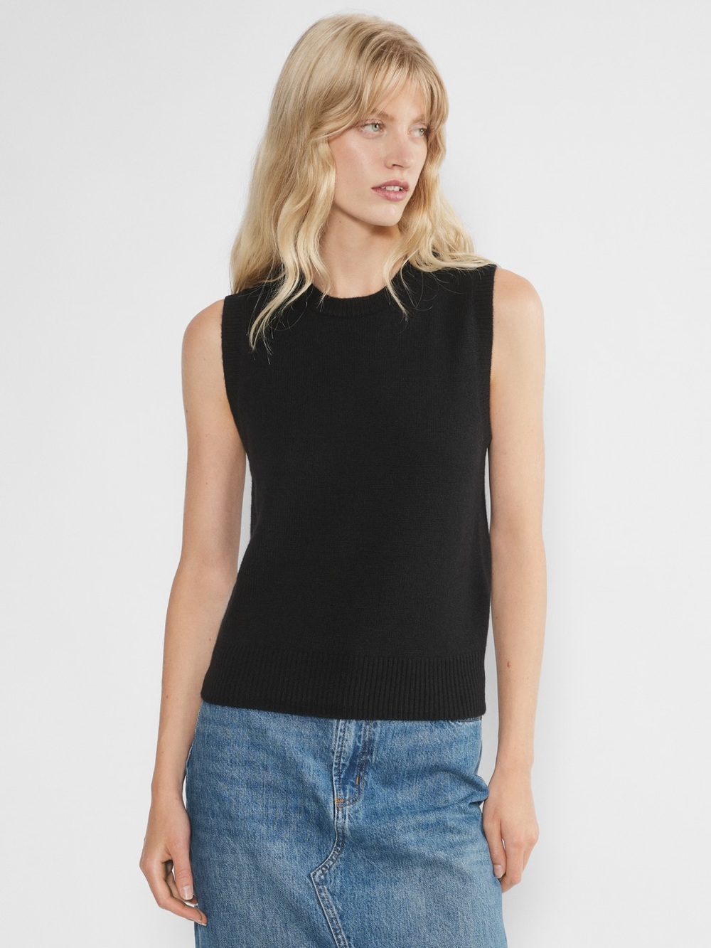 Aritzia Bare Cashmere Sweater Vest